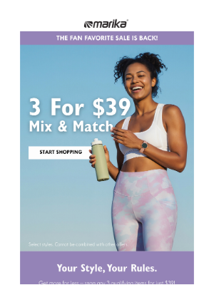 Zobha - 3 for $39 is BACK 🎉