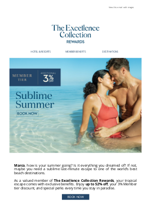 Excellence Resorts - Discover love in the Caribbean, Marco!