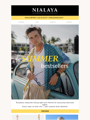 Nialaya Jewelry - This Summer’s Best Sellers