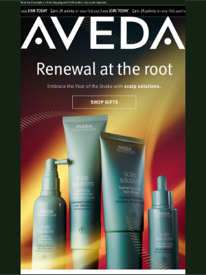 Aveda - Renewal at the root.