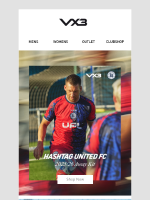 Sweatshop (United Kingdom) - KIT LAUNCH - Hashtag United FC 2025/26 Away Kit Collection at VX3
