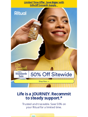 Ritual - 50% Off. Has. Arrived.