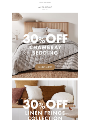Aurahome (Australia) - 💗 SALE 💗 30% off Quilt Covers* 💗