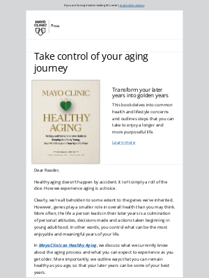 Mayo Clinic - You guide to healthy aging