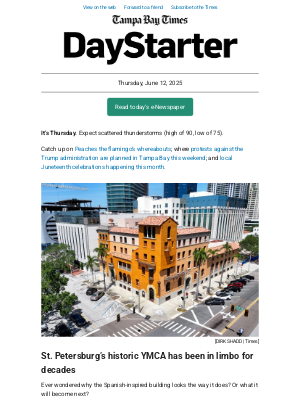 Tampa Bay Times - Why is the YMCA in downtown St. Pete still vacant?