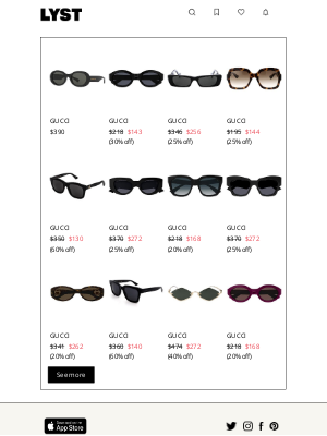 Lyst - More Gucci sunglasses