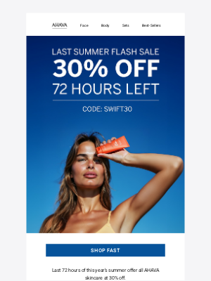 AHAVA - Last Summer Flash Sale ✨