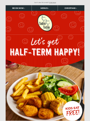 Brewers Fayre (United Kingdom) - Kids eat 3 courses FREE this half-term