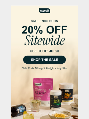 Nuzest USA - Last Chance for 20% Off