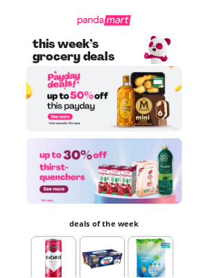 Foodpanda (Singapore) - We handpicked these pandamart faves for you. 👌