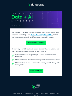 DataCamp - Free Download: Exclusive Data & AI Literacy Report