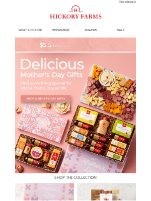 Hickory Farms - Make Mom’s day with a gourmet gift she’ll love