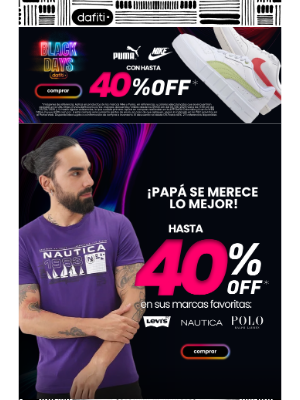 Dafiti (Colombia) - 👀A un clic de llevarte Nike y Puma con hasta 40%OFF