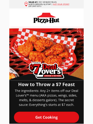 Pizza Hut - Our secret recipe for the perfect $7 Deal Lover’s® feast 🤫 📖