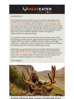 MeatEater - Hunting Influencer Charged