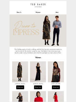 Ted Baker (United Kingdom) - Dress to Impress This Holiday Season