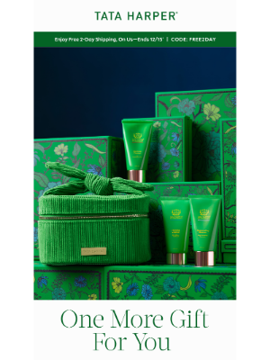 Tata Harper Skincare - One More Gift For You 💚