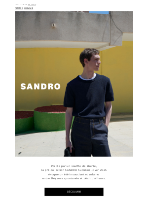 Sandro (France) - Nouveautés｜Pré-collection