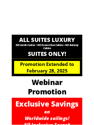 Norwegian Cruise Line - 🛳️Bruce - Extended! Regent Seven Seas Cruises Webinar Promotion with Exclusive Savings