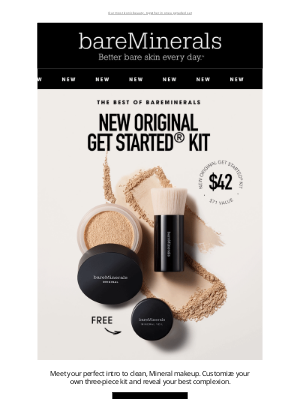 bareMinerals - Meet the NEW ORIGINAL GET STARTED Kit