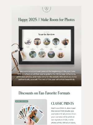 Social Print Studio - Print Your Year // January Deals