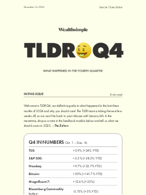 Wealthsimple - 🤑 Money 2024: Who cashed in?