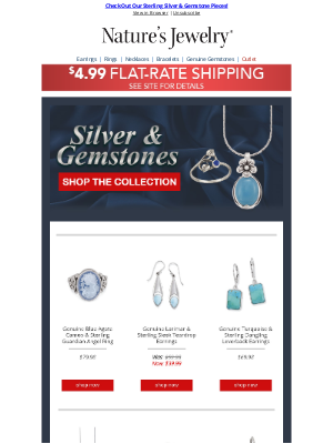 Nature's Jewelry - ✨ Sparkle in Style with Sterling Silver & Gemstones 💎