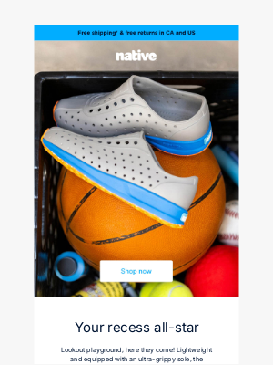 Native Shoes - All set for school?