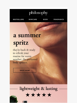 philosophy - A Spritz For The Summer 💦
