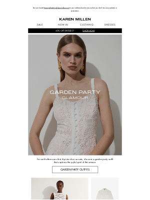 Karen Millen - Garden Party Glamour
