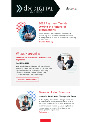 Deluxe - DX Digital Newsletter — April 2025