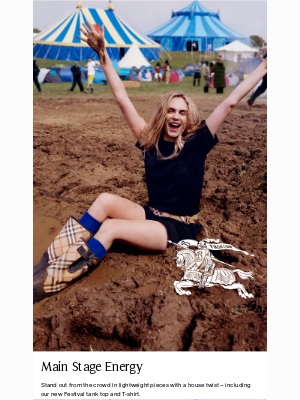 Burberry (United Kingdom) - Jersey favourites as worn by Cara Delevingne