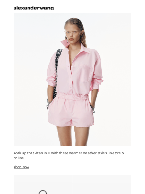 Alexander Wang - get packing—spring break styles
