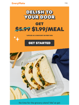 EveryPlate - Spring into dinner for just $1.99