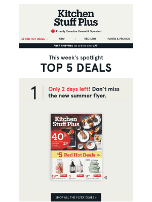 Kitchen Stuff Plus - Best-Selling Outdoor Furniture = 40% Off* ☀️