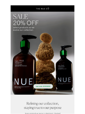 The Nue Co. - 20% Off Before They’re Gone for Good
