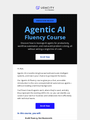 💡 New Agentic AI Fluency Course