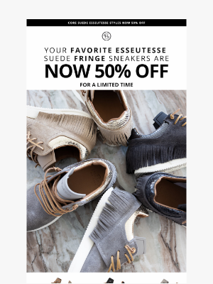 SculptHouse - 50% OFF Bestselling Suede Fringe Esseutesse