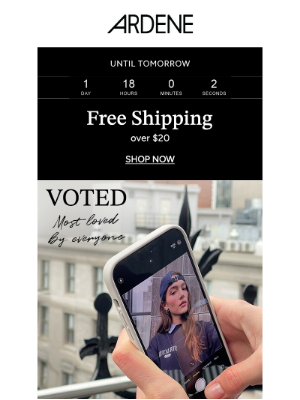 Ardene (Canada) - THIS JUST IN: FREE SHIPPING OVER $20 ⭐