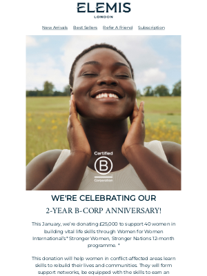 ELEMIS - We’re Celebrating Our 2-Year B Corp Anniversary!💚🌍🌱