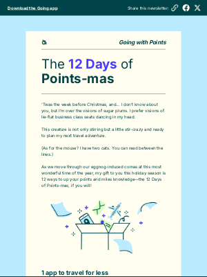 Scott’s Cheap Flights - The 12 Days of Points-mas