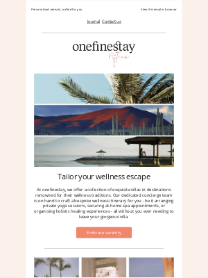 onefinestay - Rejuvenate in paradise