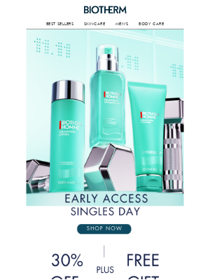 Biotherm - Exclusive early access to Singles Day 🚨