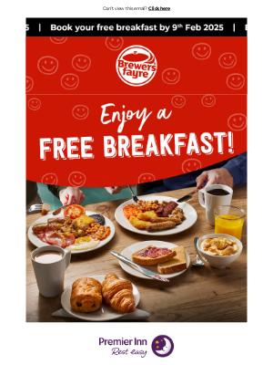 Brewers Fayre (United Kingdom) - >> Click here >> FREE breakfast just for you!