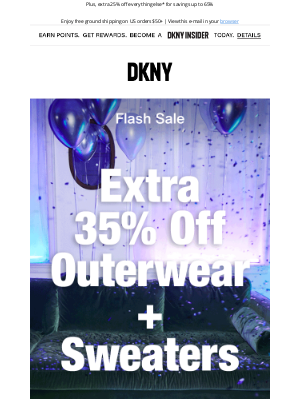 DKNY - Flash Sale: Take an Extra 35% Off Sweaters & Outerwear