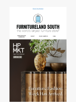 Furnitureland South - Furniture Fashion Week Has Arrived