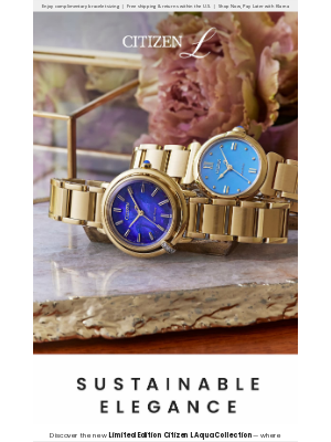 Citizen Watch Company - The Limited Edition Aqua Collection 🔷