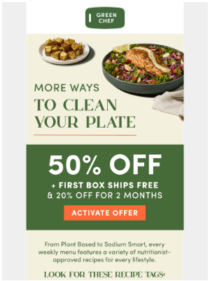Green Chef - 👀 More ways than ever to eat clean