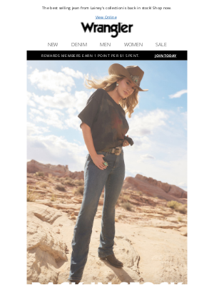 Wrangler - Curve-hugging confidence starts here