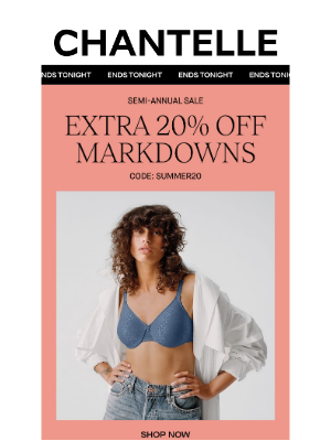 Chantelle Group - Ends Tonight: Extra 20% Off